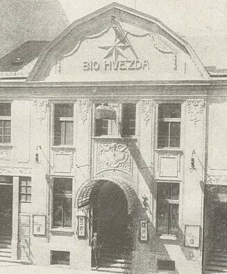 Českobudějovické Bio Hvězda v roce 1928