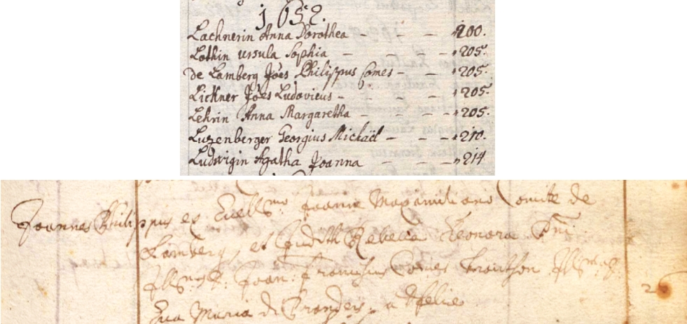 Záznamy v křestní matrice vídeňské farnosti Sv. Michaela dokládají jeho narození v roce 1652