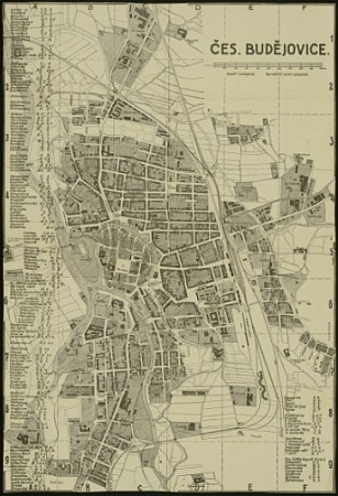 Jím signované plány Českých Budějovic - německý z roku 1911 a český již z časů republiky
(klikněte sem pro digitalizovaný plán 1911 a 1930)