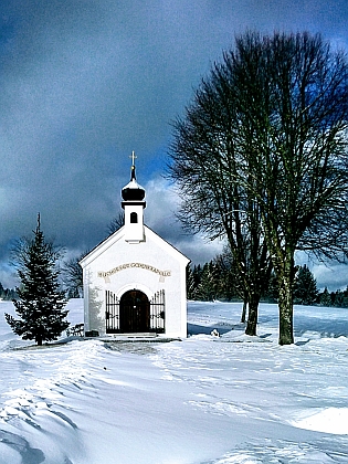 Pamětní kaple Pohoří na Šumavě v blízkém Stadlbergu 