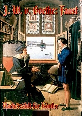 Obálka jejího dvoudílného převyprávění Goetheova Fausta pro děti z roku 2007 (Novum Publishing)
