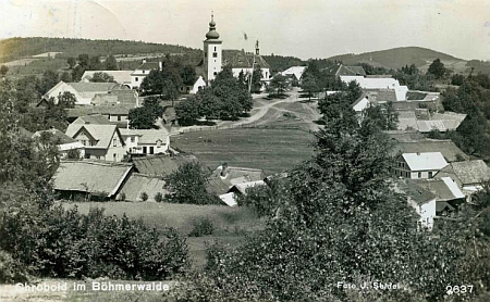 Chroboly na pohlednici Josefa Seidela