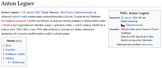 Heslo ve Wikipedii s výběrovou bibliografií (klikněte na náhled)