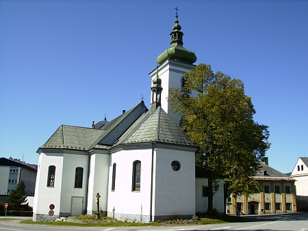 Kostel sv. Kateřiny ve Volarech po obnově z roku 2000