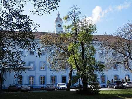 A bývalá tabáková továrna v Českých Budejovicích, kde pracoval matčin otec