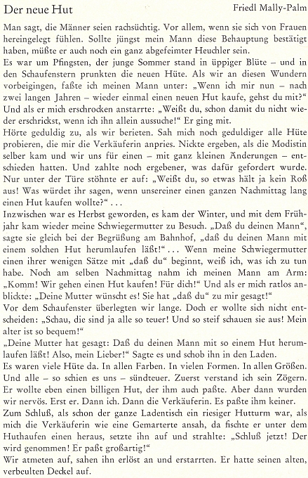 Jedna z jejích "kalendářových" povídek se týká i jejího manžela