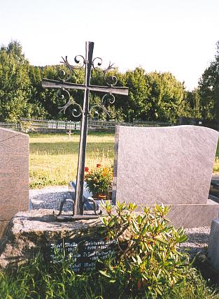 Hrob v Bavorské Železné Rudě
