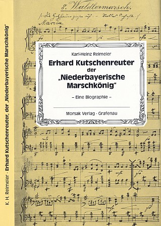 Obálka (1989) knihy Karla Heinze Reimeiera vydané nakladatelstvím Morsak v Grafenau o skladateli slavné písně s reprodukcí originálu její partitury