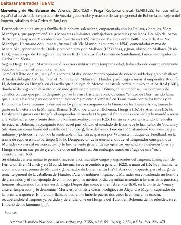 Španělský biografický lexikon se drží roku narození 1560, další zdraje hovoří o pozdějších, napr. 1573