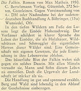 Recenze jeho knihy na stránkách vánočního čísla krajanského měsíčníku v roce 1951