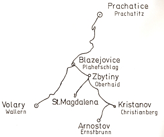 Mapa na frontispis a jeho pozdrav rodákům