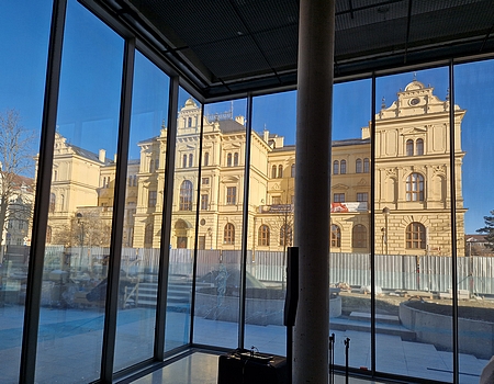 Záběry z interiéru