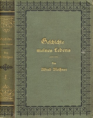 Vazba (1884) prvního svazku jeho pamětí