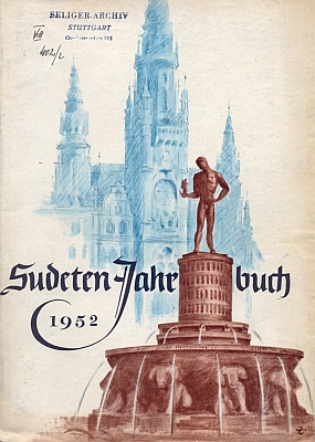 Jeho nejznámnější asi dílo jako motiv obálky sociálně demokratické krajanské ročenky (1952)