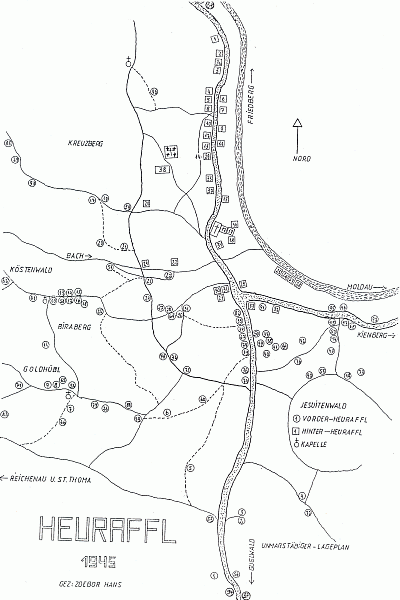 "Heuraffl 1945" na kresbě Hanse Zdebora