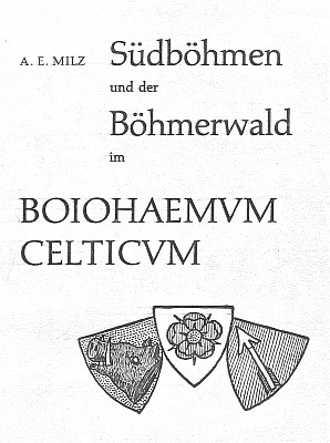 Titulní list jeho vzácné knihy (1974, Verband der Böhmerwäldler in Oberösterreich)...