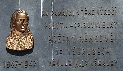 Spisovatelčin památník ve Všerubech