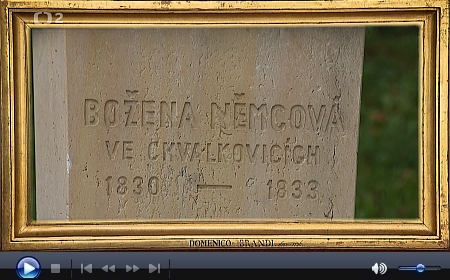 V seriálu "Modrá krev" v dílu, věnovaném rodu Dobrzenští z Dobřenic, zaznělo, že ve Chvalkovicích napsala německý román a jako už Božena Němcová ho zničila - podle fejetonu, jehož autorem byl zřejmě Vítězslav Hálek a který vyšel roku 1862 v Národních listech ke spisovatelčinu úmrtí, šlo ovšem o výtvor patnáctileté Barbory Panklové v Ratibořicích a ta ho ihned po napsání spálila; tak či tak, na zámku ve Chvalkovicích počátkem třicátých let 19. století pobývala (čas 40:00)