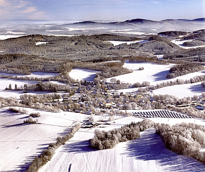 Přídolí v zimě na snímku Libora Sváčka