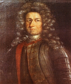 Wolfův syn Johann Heinrich II (1673-1734), zakladatel kostela v české Železné Rudě v roce 1732