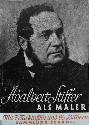 Obálka a vazba jeho knihy "Adalbert Stifter als Maler" (Verlag Anton Schroll, Wien, 1941)
