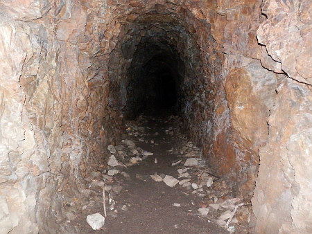 Pozůstatky po těžbě zlata v okolí Kašperských Hor