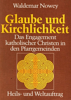 Obálka (1983) jeho knihy o angažmá katolíků ve farních obcích (nakladatelství Hofmann, Augsburg)