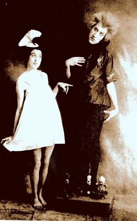 Moa Mandu a Erwin "Mime" van Osen v lednu 1910