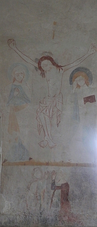 Středověká sochařská a malířská výzdoba, zachovaná v kašperskohorském kostele sv. Mikuláše