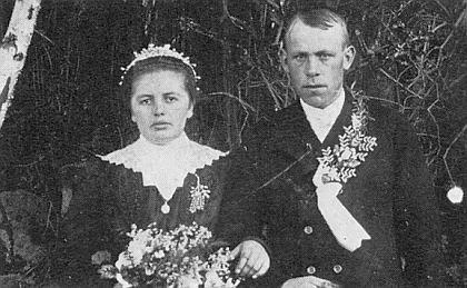 "Zelená" a "zlatá" svatba Josefa a Kathariny Panhölzlových 10. května 1921 a 1971
