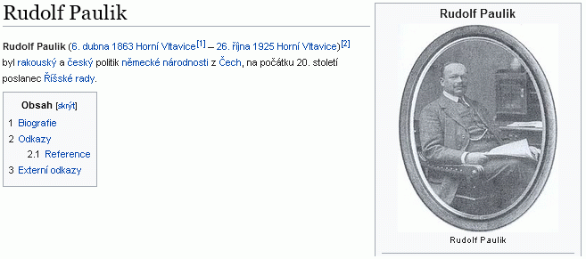 Heslo jeho děda ve Wikipedii, pro Kohoutí kříž je významný i tím, že jeho dcera se provdala za Karla Gaiera, zastoupeného tu samostatně (klikněte na náhled)