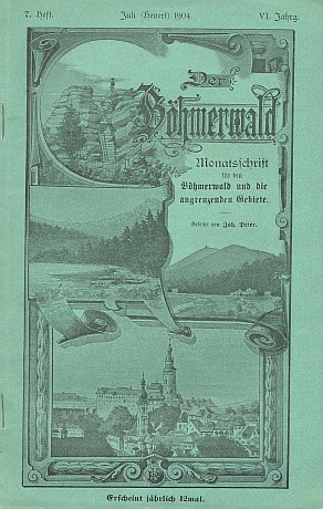 Obálka časopisu Der Böhmerwald