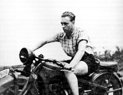 Na motocyklu značky Zündapp