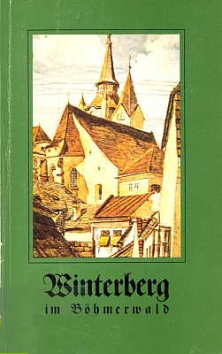 Obálka (1977) jeho knihy o Vimperku s přílohou o bavorském městě Freyung