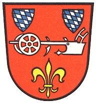 Znak jeho rodného bavorského města Straubing...