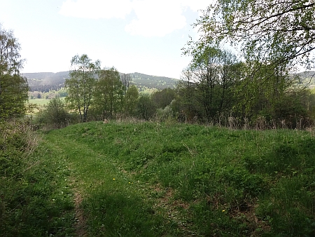 "Mlýny předků domlely" - tady stával jablonecký "horní mlýn"