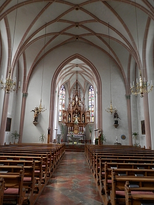 Farní kostel Nanebevzetí Panny Marie ve Freyungu, městě, se kterým byla spojena "bavorská" část jeho života a kde je i pohřben