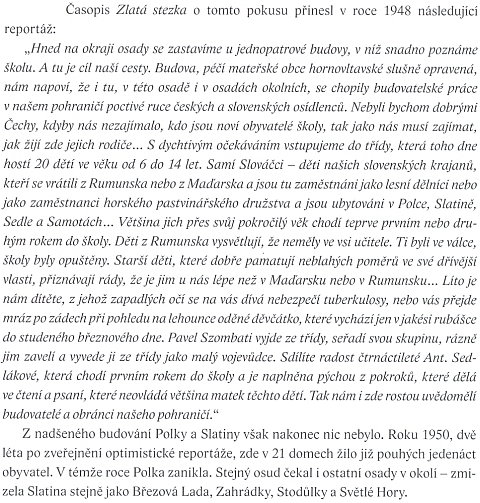 Smutný dokument z roku 1948 o někdejší škole v Polce a "uvědomělých budovatelích a obráncích našeho pohraničí"