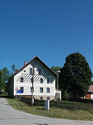 Rodný dům čp. 32 v Českých Žlebech dnes (2017)