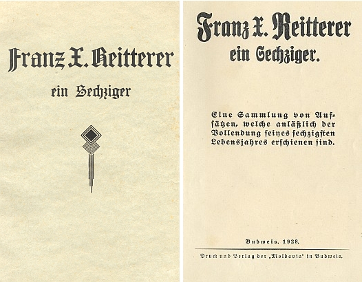 Obálka a titulní list (1928)