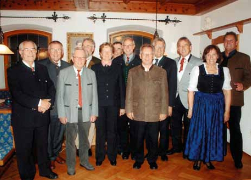 V září 2010 oslavila sekce sdružení Bayerischer Waldverein v Neukirchen beim Heiligen Blut 125 let své existence: Haymo Richter stojí první zleva, třetí zleva je zachycen slavnostní řečník Ludwig Baumann