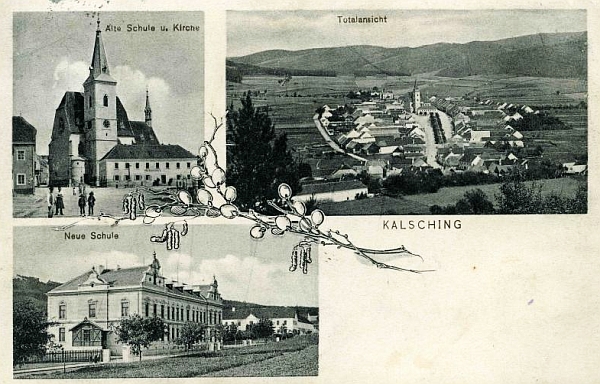 Čp. 150 má dodnes ve Chvalšinách tamní škola, na Seidelově pohlednici z roku 1908 je právem označena jako "nová", byla postavena šest&nbsp;let&nbsp;předtím