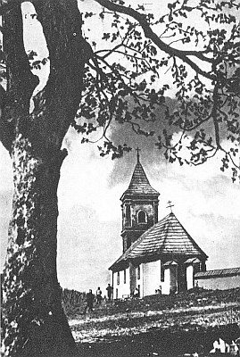 Kostel v zaniklé Pleši...