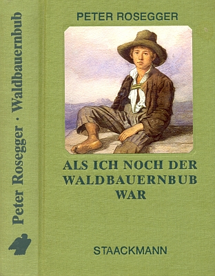 Na deskách jednoho z mnoha vydání jeho knihy v nakladatelství Staackmann je použit akvarel Aloise Schönna (1826-1897), zpodobující Roseggera v chlapeckém věku