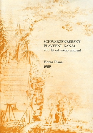 Alegorie božstev na mapě z roku 1791 představuje bohyni Pallas Athenu, ochránkyni věd, umění a řemesel, jak přihlíží podání rukou Dunaje a Vltavy za účasti bůžka lásky Amora - autorem kresby použité na patitulu sborníku ke 200. jubileu Schwarzenberskeho plavebního kanálu byl Jan Nepomuk Šimoušek (Schimauschek)