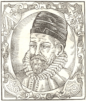 Podobizna Petra Voka z díla Diadochus (1602) Bartoloměje Paprockého z Hlohol (1540/1543-1614)