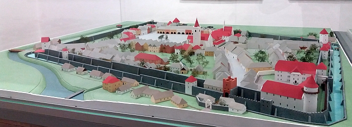 Model Soběslavi v době vlády Petra Voka, tedy počátkem 17. století, zhotovený nákladem města a umístěný roku 2015 ve zdejším Rožmberském domě
