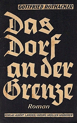 Obálka jeho knihy ze stejného nakladatelství (1938) doprovázela mimo jiné článek o něm v ústředním listu krajanského sdružení, v titulu označujícího Rothackera za autora "právem zapomenutého"