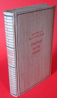 Vazba jednoho z vydání (1936) jeho románu v nakladatelství Langen-Müller, Mnichov