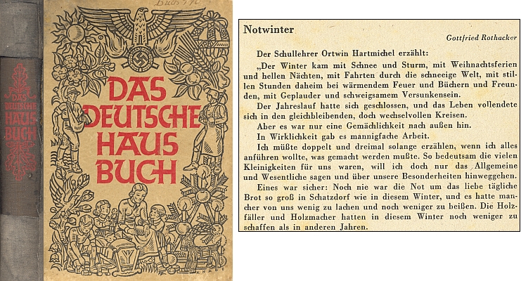 Také v této nacistické "domácí" čítance (1943, Zentralverlag der NSDAP) je ovšem zastoupen